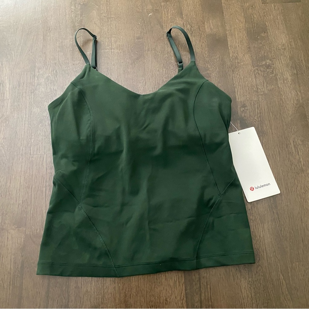lululemon align tank dark green